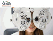 Tablet Screenshot of clintonvision.com